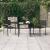 Set mobilier de grădină, 3 piese, negru GartenMobel Dekor