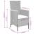 Set mobilier de grădină cu perne, 3 piese, negru GartenMobel Dekor