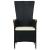 Set mobilier de grădină cu perne, 3 piese, negru GartenMobel Dekor