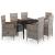 Set mobilier pentru grădină, cu perne, 7 piese, gri GartenMobel Dekor
