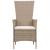 Set mobilier de grădină, cu perne, 3 piese, bej GartenMobel Dekor