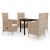 Set mobilier pentru grădină, cu perne, 5 piese, bej GartenMobel Dekor