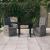 Set de mobilier pentru grădină, cu perne, 3 piese, gri GartenMobel Dekor