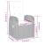 Set de mobilier pentru grădină, cu perne, 5 piese, gri GartenMobel Dekor