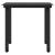 Set mobilier de grădină cu perne, 3 piese, negru GartenMobel Dekor