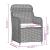 Set mobilier de grădină, cu perne, 3 piese, maro GartenMobel Dekor