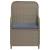 Set mobilier de grădină, cu perne, 3 piese, maro GartenMobel Dekor