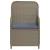 Set mobilier de grădină, cu perne, 3 piese, maro GartenMobel Dekor