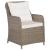 Set mobilier pentru grădină, 3 piese, maro GartenMobel Dekor