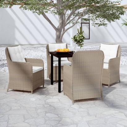 Set de mobilier pentru grădină, 5 piese, maro GartenMobel Dekor