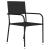Set de mobilier pentru grădină, 5 piese, negru GartenMobel Dekor