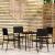 Set de mobilier pentru grădină, 5 piese, negru GartenMobel Dekor