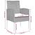 Set de mobilier de grădină, 9 piese, negru GartenMobel Dekor