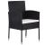 Set de mobilier de grădină, 9 piese, negru GartenMobel Dekor