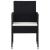 Set de mobilier de grădină, 9 piese, negru GartenMobel Dekor