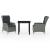 Set mobilier pentru grădină, 3 piese, gri deschis GartenMobel Dekor