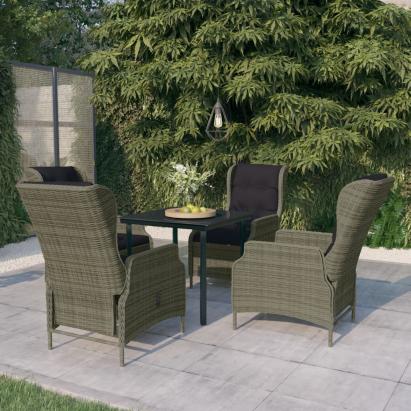 Set mobilier pentru grădină, 5 piese, maro GartenMobel Dekor