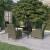 Set mobilier pentru grădină, 5 piese, maro GartenMobel Dekor