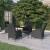 Set mobilier pentru grădină, 5 piese, gri închis GartenMobel Dekor