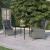 Set mobilier pentru grădină, 3 piese, gri deschis GartenMobel Dekor