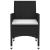 Set mobilier de grădină cu perne, 3 piese, poliratan și sticlă GartenMobel Dekor