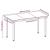 Set mobilier de grădină cu perne 5 piese poliratan & sticlă GartenMobel Dekor