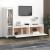 Comode TV, 3 buc., alb, lemn masiv de pin GartenMobel Dekor