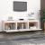 Comode TV, 3 buc., alb, lemn masiv de pin GartenMobel Dekor