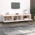 Comode TV, 3 buc., alb, lemn masiv de pin GartenMobel Dekor