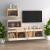 Comode TV, 4 buc., lemn masiv de pin GartenMobel Dekor