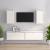 Comode TV, 4 buc., alb, lemn masiv de pin GartenMobel Dekor