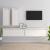 Comode TV, 4 buc., alb, lemn masiv de pin GartenMobel Dekor