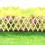 Gardulet Decorativ din Lemn pentru Gazon sau Flori, Dimensiuni 110x34cm, Pliabil, Culoare Lemn Natural