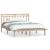 Cadru de pat mic dublu 4FT, 120x190 cm, lemn masiv GartenMobel Dekor
