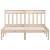 Cadru de pat dublu 4FT6, 135x190 cm, lemn masiv GartenMobel Dekor