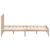 Cadru de pat dublu 4FT6, 135x190 cm, lemn masiv GartenMobel Dekor