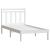 Cadru de pat, alb, 90x200 cm, lemn masiv de pin GartenMobel Dekor