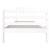 Cadru de pat Single 3FT, alb, 90x190 cm, lemn masiv GartenMobel Dekor