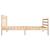 Cadru de pat Small Double 4FT, 120x190 cm, lemn masiv GartenMobel Dekor