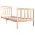 Cadru de pat Small Single 2FT6, 75x190 cm, lemn masiv GartenMobel Dekor