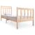 Cadru de pat Small Single 2FT6, 75x190 cm, lemn masiv GartenMobel Dekor