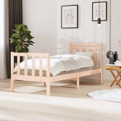Cadru de pat Small Single 2FT6, 75x190 cm, lemn masiv GartenMobel Dekor