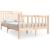 Cadru de pat Small Double 4FT, 120x190 cm, lemn masiv GartenMobel Dekor