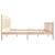 Cadru de pat Small Double 4FT, 120x190 cm, lemn masiv GartenMobel Dekor