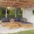 Set mobilier grădină cu perne, 6 piese, lemn masiv de tec GartenMobel Dekor