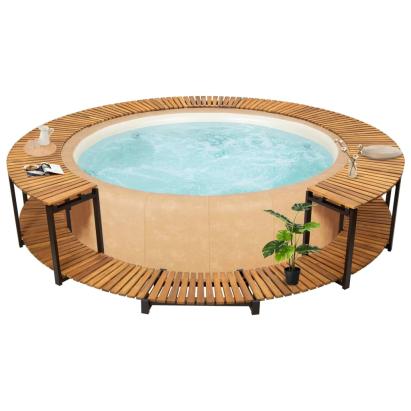 Mobilier de împrejmuire spa, 273x53 cm, lemn masiv de acacia GartenMobel Dekor