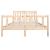 Cadru pat 5FT King Size ,150x200 cm,lemn masiv GartenMobel Dekor