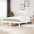 Cadru pat, alb, 140x190 cm, lemn masiv de pin GartenMobel Dekor