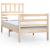 Cadru de pat Small Single 2FT6, 75x190 cm, lemn masiv GartenMobel Dekor