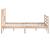 Cadru de pat Small Double 4FT, 120x190 cm, lemn masiv GartenMobel Dekor